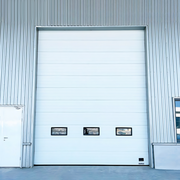 Industrial lift door