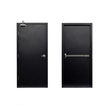 Push rod lock fire door 10