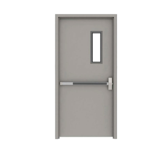 Push rod lock fire door 3