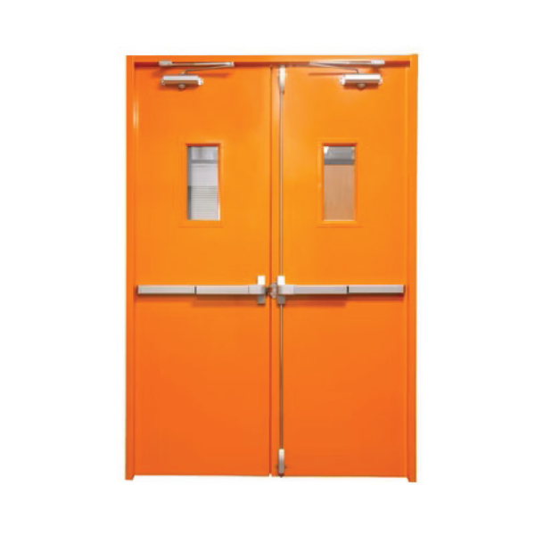Push rod lock fire door 4